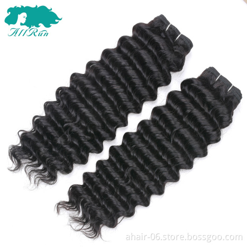 Factory price wholesale good quality raw cuticle aligned weave hair extension deep wave,100% virgin human hair